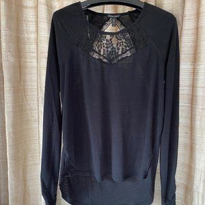 Eileen Fisher Black Jersey Shirt - Size XS
